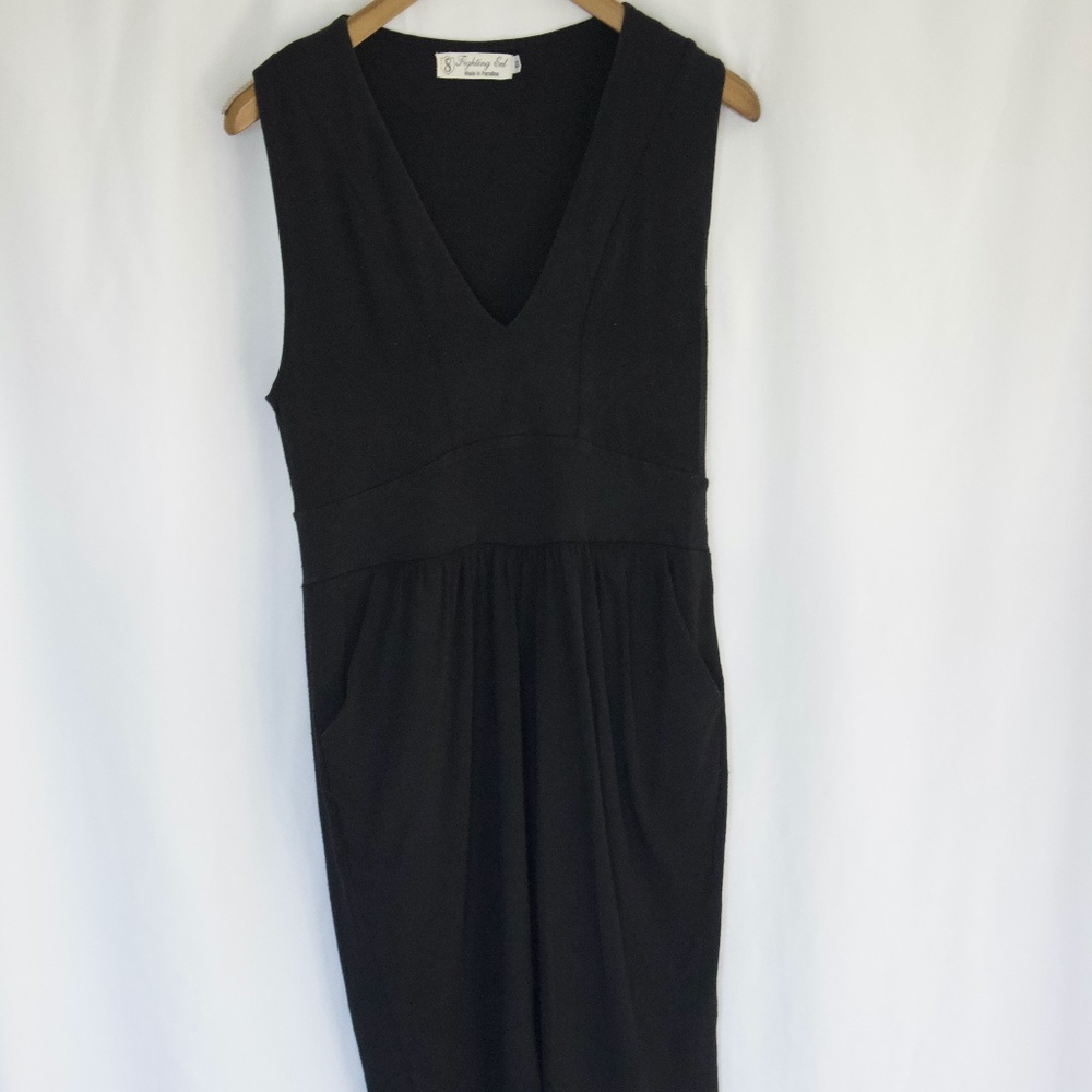 Black Fighting Eel Dress Size XS with Pockets